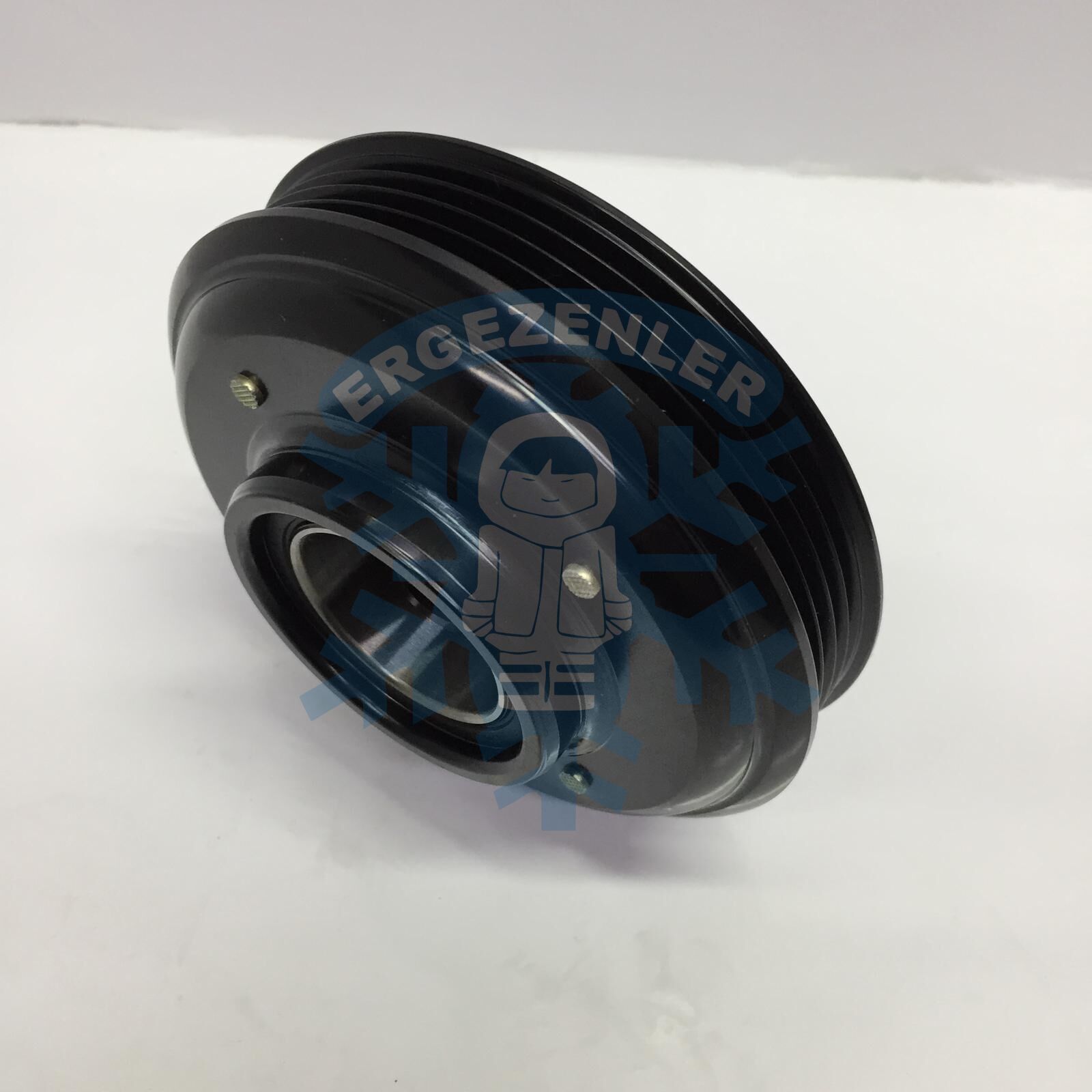 AUDİ A4 4PK FREZELİ SAC KASNAK SET