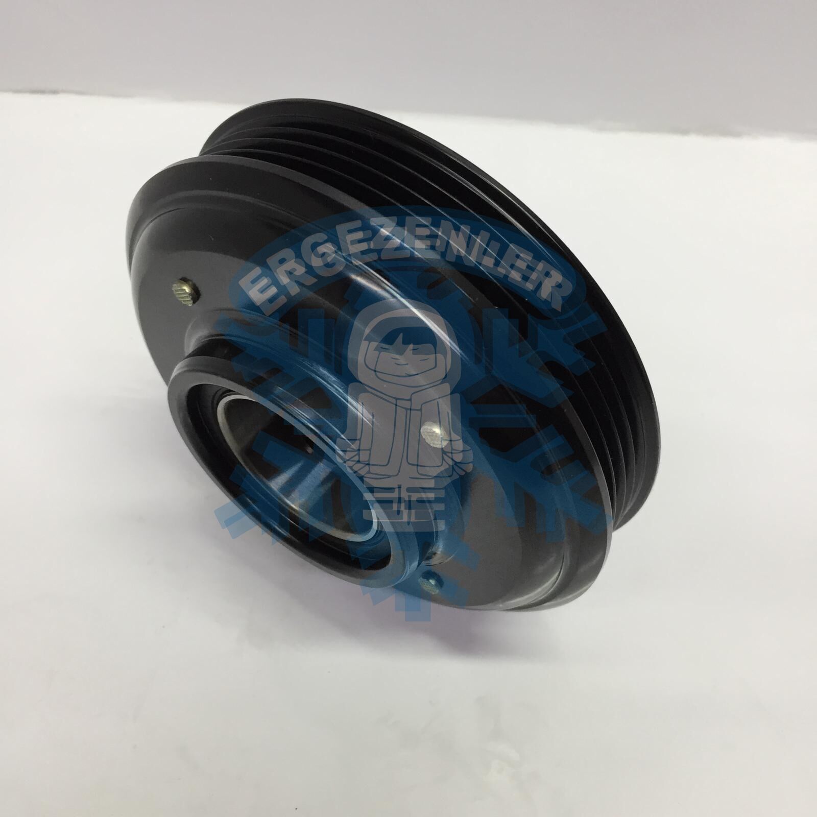 AUDİ A4 4PK FREZELİ SAC KASNAK SET