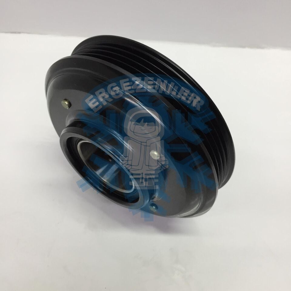 AUDİ A4 4PK FREZELİ SAC KASNAK SET