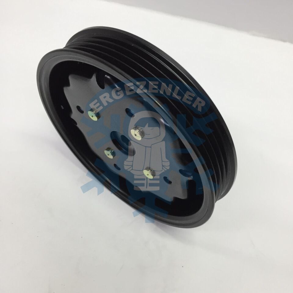 AUDİ A4 4PK FREZELİ SAC KASNAK SET