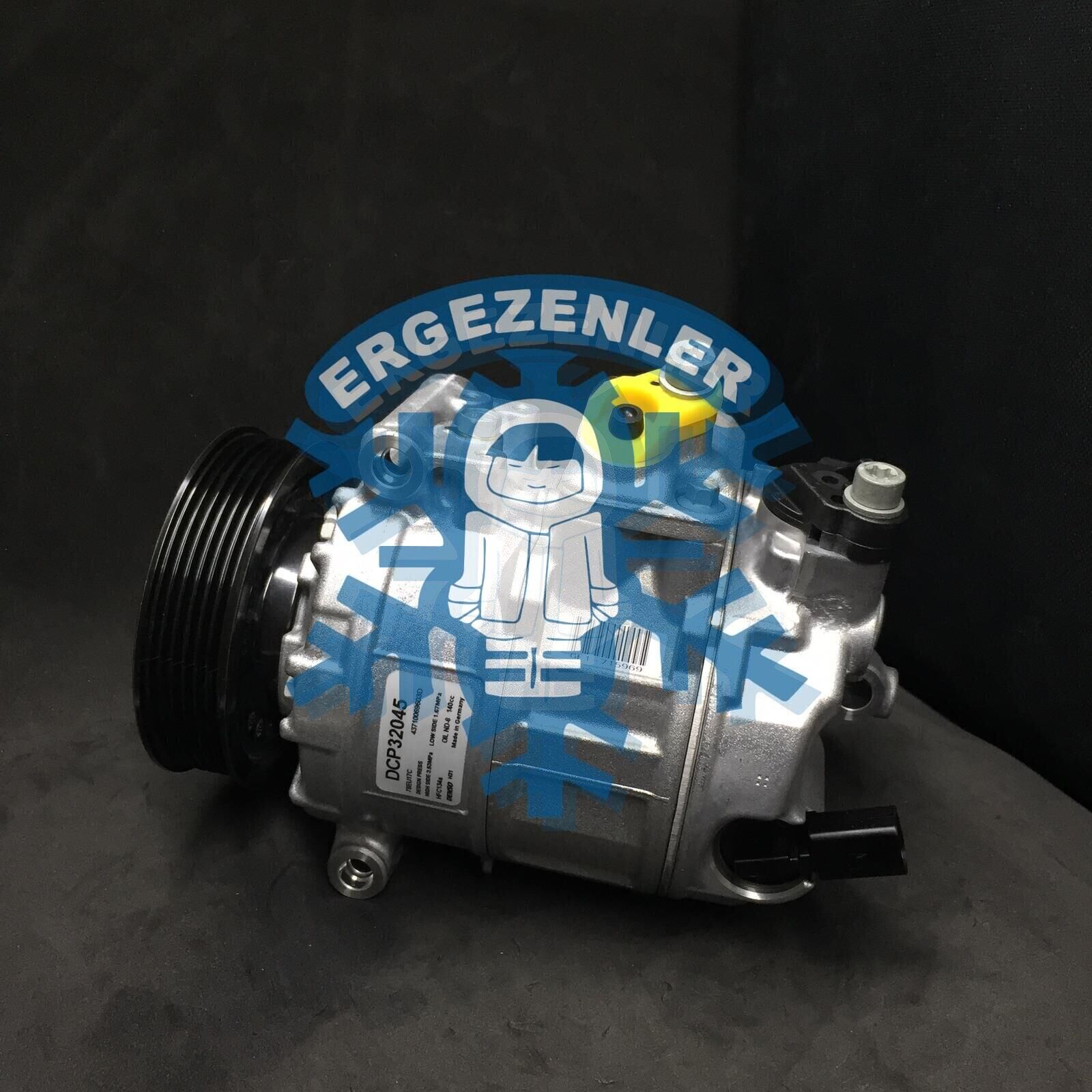 Kompresör DENSO DCP32045 (PV6) VOLKSWAGEN CADDY III,GOLF V,VI/JETTA III /PASSAT 05-/TIGUEN / AUDI A3 03-/SEAT ALTEA /LEON II /SKODA OCTAVIA 04-/SUPERB 08-