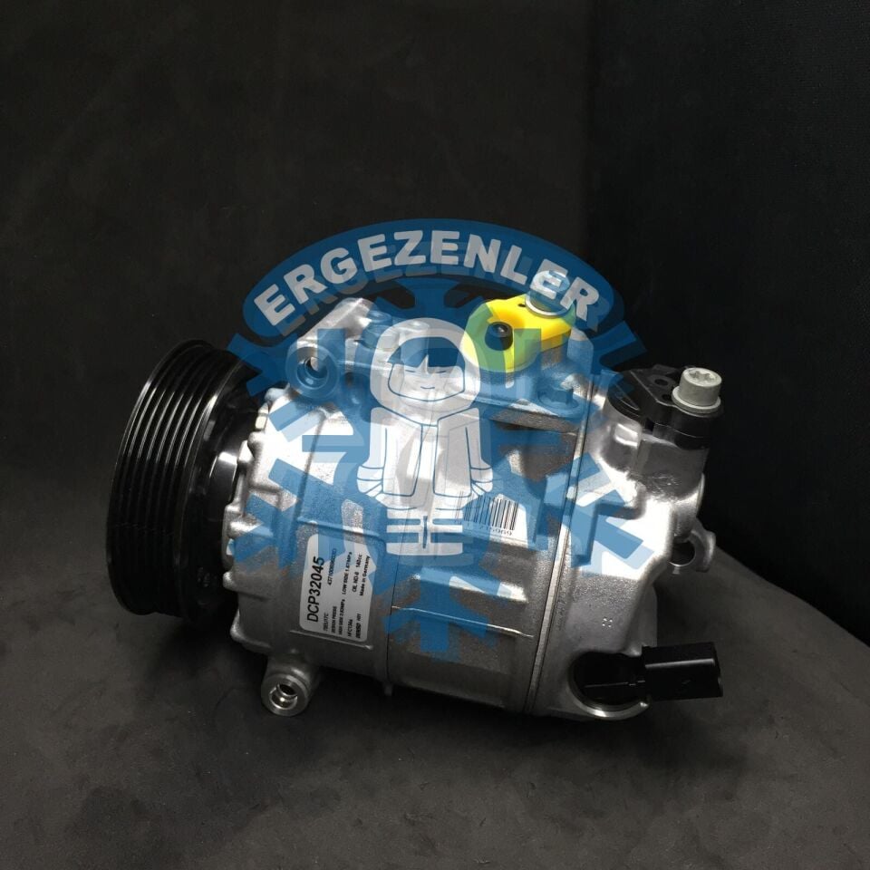 Kompresör DENSO DCP32045 (PV6) VOLKSWAGEN CADDY III,GOLF V,VI/JETTA III /PASSAT 05-/TIGUEN / AUDI A3 03-/SEAT ALTEA /LEON II /SKODA OCTAVIA 04-/SUPERB 08-