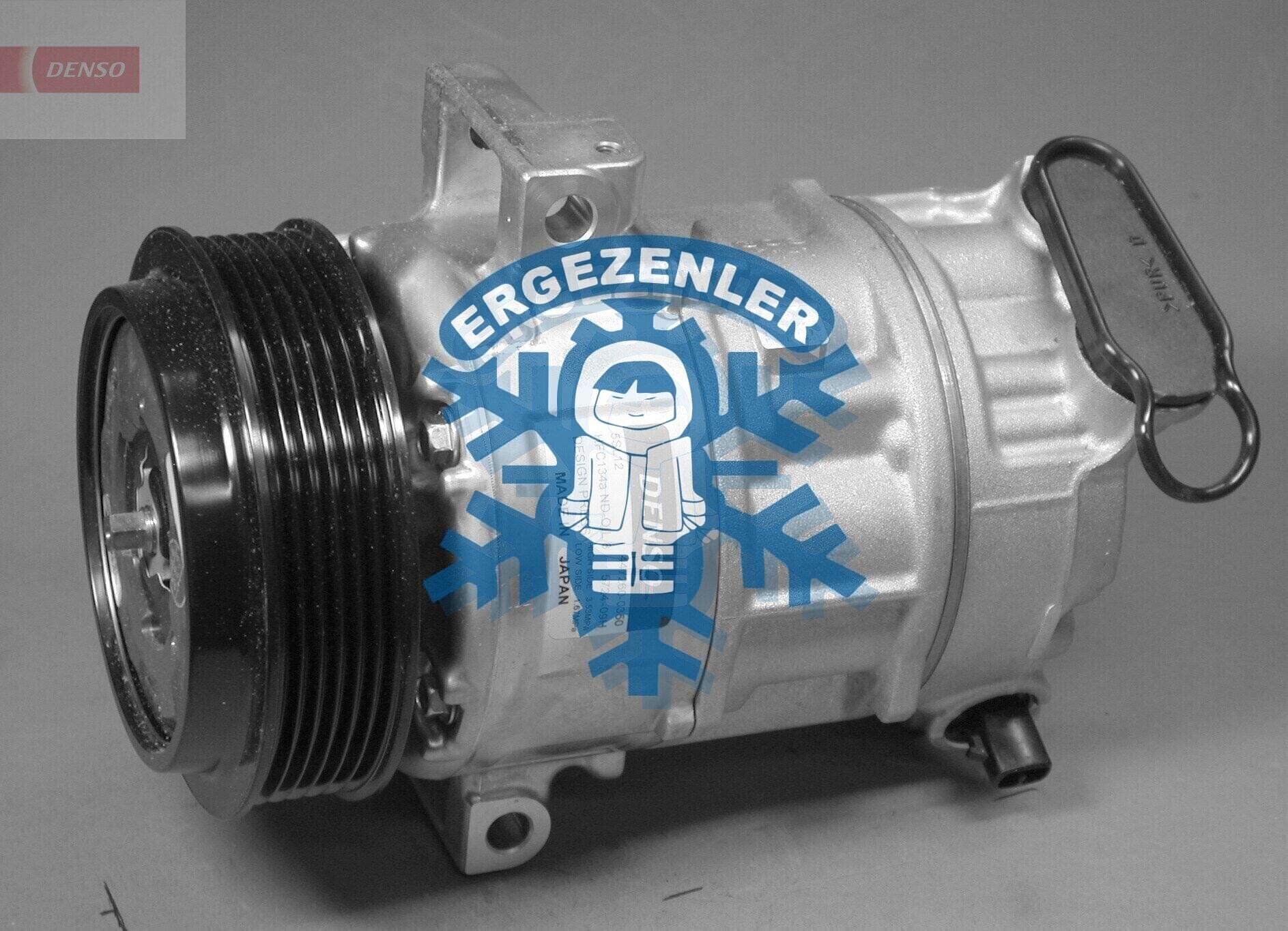 Kompresör (PV6), DCP09017, FIAT BRAVO II, PUNTO, OE:248300-0950 ,447190-2130 , 447260-0350 , 5D337-5000 , 55701201 , 71746716 , 095200-79JA0 , 95200-79JA0