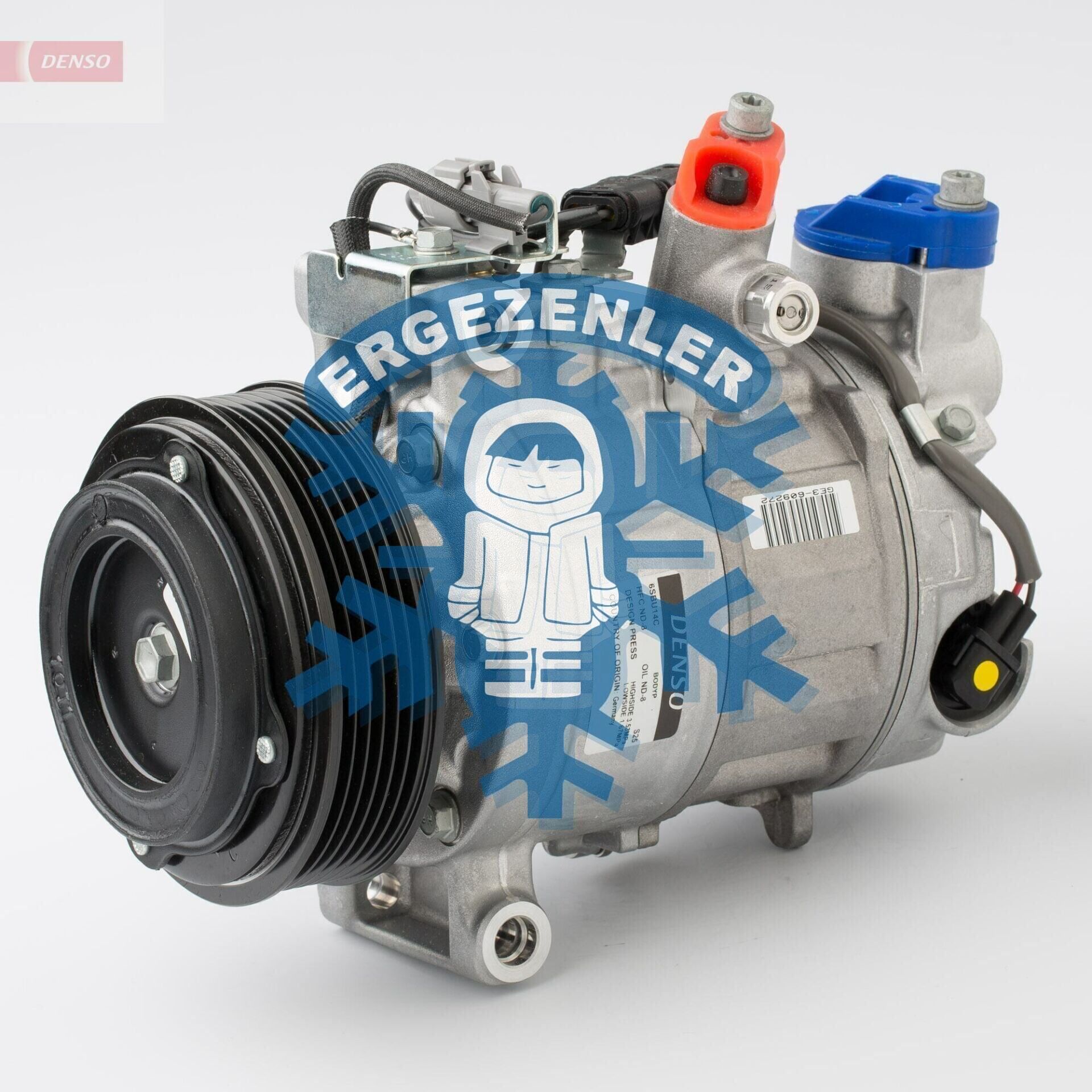 Kompresör , DCP05104, (P6V) BMW F20, F21, F30 11- OE: 64529222296 , 247300-8070 , 437100-6760 , 447160-4280 , 447260-4690