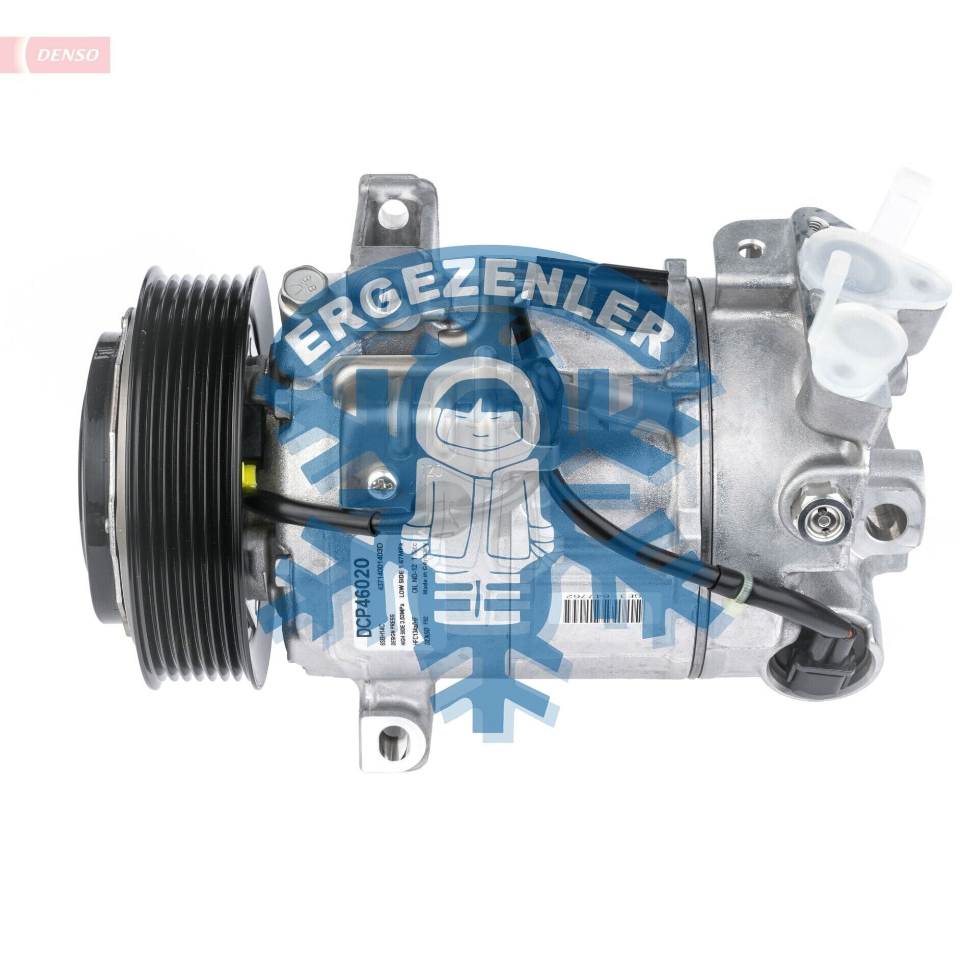Kompresör, DCP46020,  (PV7) RENAULT MEGANE III, NİSSAN QASHQAI, OE: 92600-4EB0A