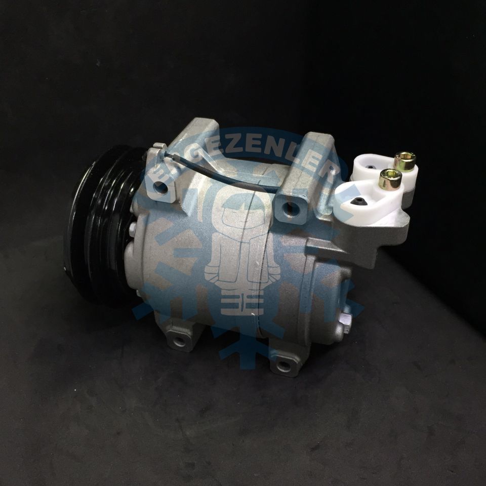 Kompresör 24V, V Kasnak, Hitachi İş Makinası, John Deere Ekskavatör, Isuzu