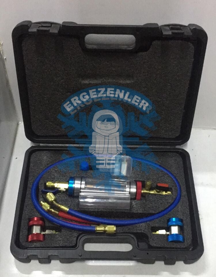 ARAÇ KLİMA SİSTEMİ İÇİN YAĞ TEST SETİ