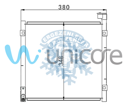 RADYATÖR, UNICORE 20HOCI01B, 80110-S01-A11, 80110-S04-003 HONDA CIVIC 5, CIVIC 6 1993-2001, 1998