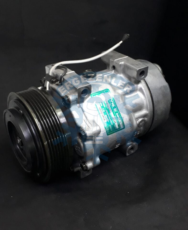 Kompresör SD7V16 İş Makinesi 12v Arkadan Çıkış 6pk