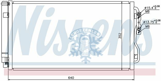 RADYATÖR, NISSENS 940236, BMW 1 F20-F21 (11-) 116i -118D- F30 , OE: 64509335362 , 64506804722 , 64509218121 , 64504270545 , 64509288940