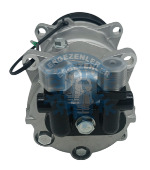 Kompresör TM16 Üstten Çıkış İnce-Kalın 119mm 8Pk 12V