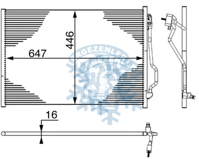 RADYATÖR, MERCEDES W221 CL500-CL550-S250CDİ-S280-S300-S320CDİ-S350-S350CDİ 05 C216