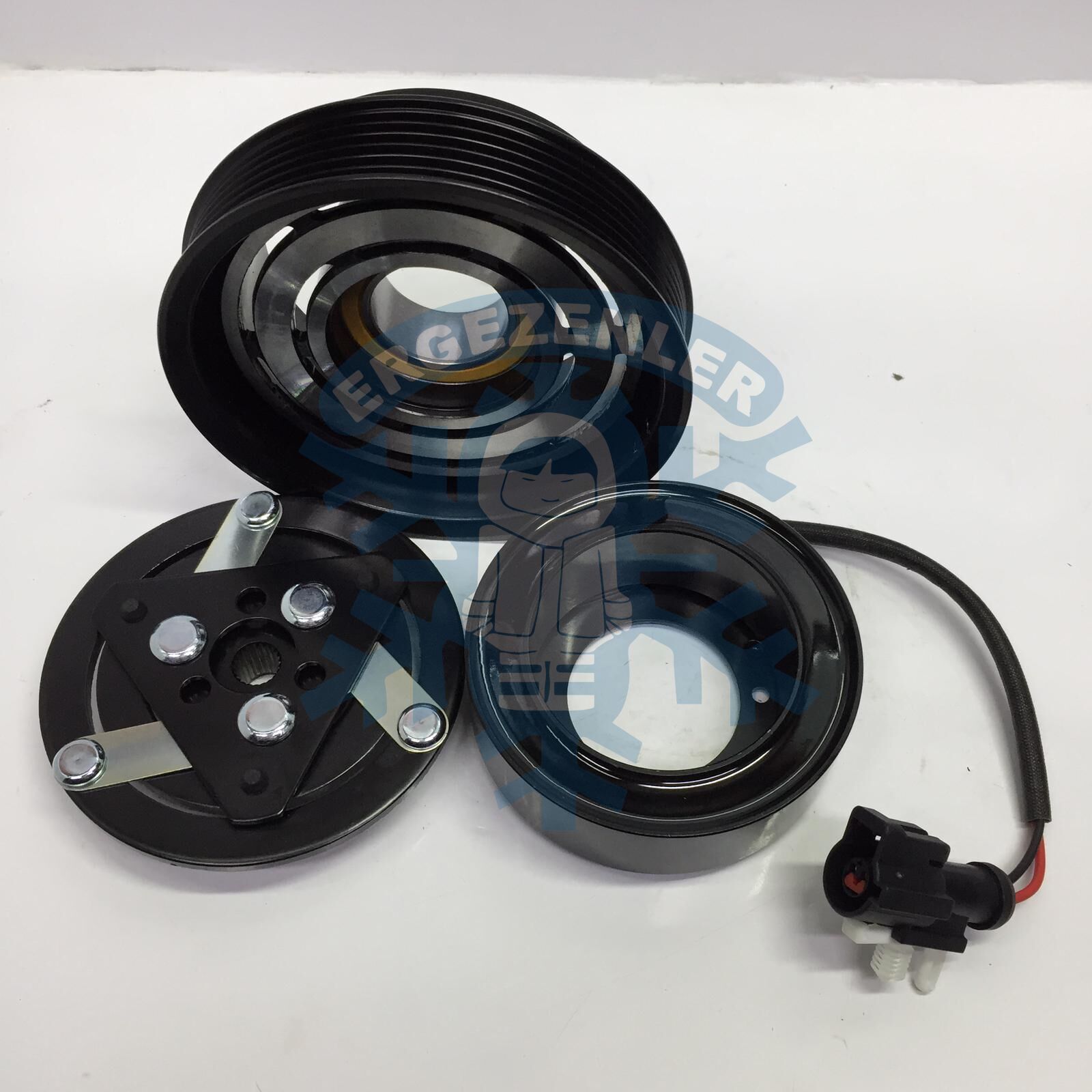 RENAULT CLİO 2 SANDEN 6PK KASNAK SET