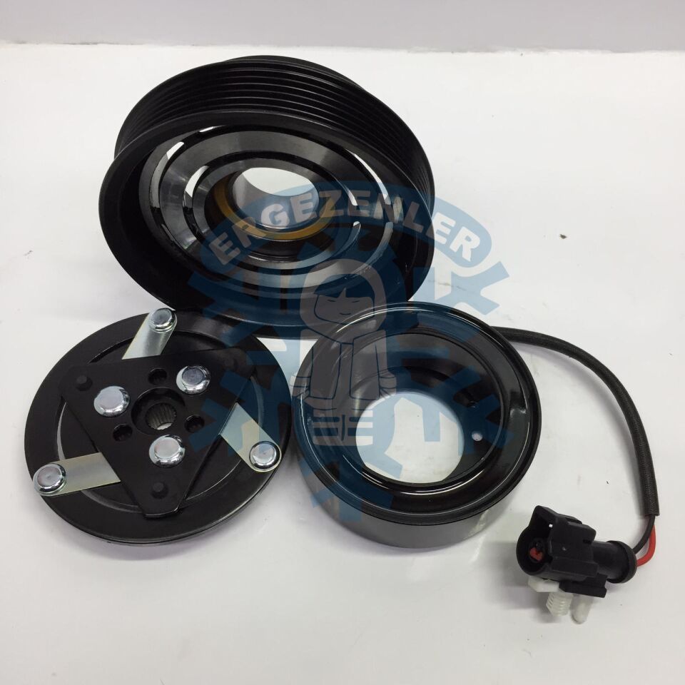 RENAULT CLİO 2 SANDEN 6PK KASNAK SET