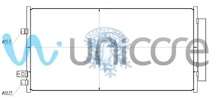 RADYATÖR FİAT 500X 2014+ / JEEP RENEGADE 2014+