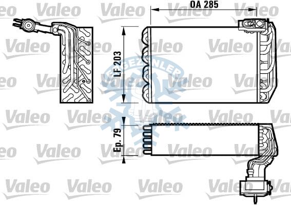 PEUGEOT EVAPORATÖR 817095