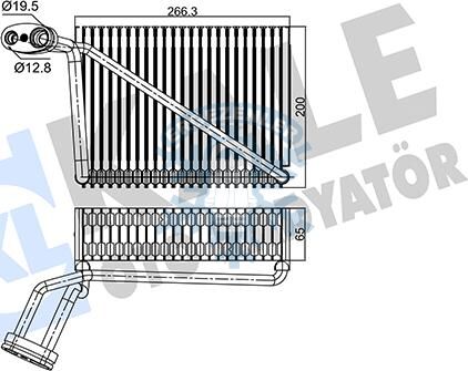 VOLKSWAGEN PASSAT AUDİ EVAPORATÖR 350085 - BM 97-04 8D1820103C