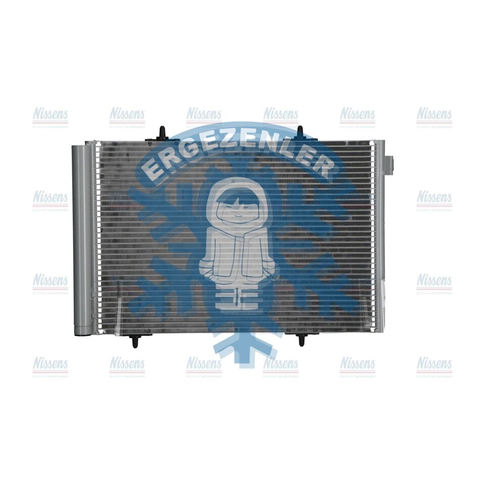 RADYATÖR, RADİSEN PEUGEOT 207 / 1007 1.6i TURBO, 1.6HDI 16V / CITROEN (02-) 1.6HDI / C3 (09-) 1.4i, 1.6i, 1.4HDI, 1.6HDI ÖLÇÜ: 361x557x16 mm