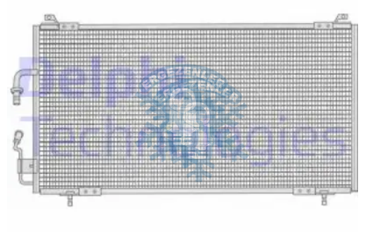 RADYATÖR, DELPHİ PEUGEOT 406 95- DELPHİ: TSP0225130 ÖLÇÜ: 382x16x14x12